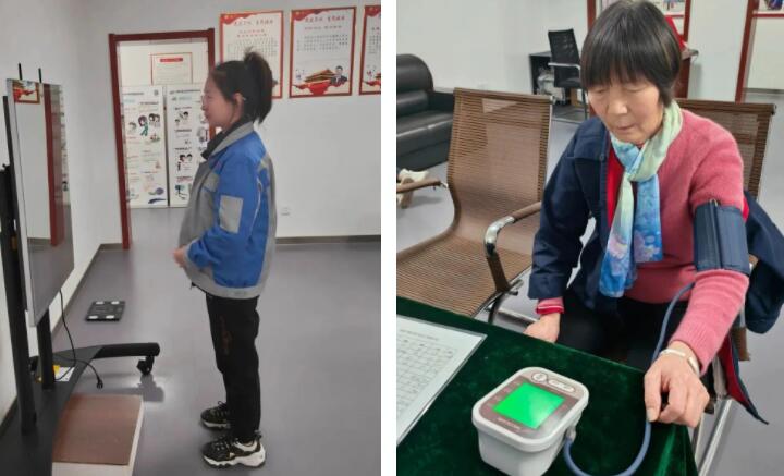 在党群活动中心活动现场,我们用专业的仪器设备为女神们进行量血压、测血脂等各种检查,倡导健健康康生活的理念,帮助女神们在生活和工作中提高对疾病的重视程度。.jpg 在党群活动中心活动现场,我们用专业的仪器设备为女神们进行量血压、测血脂等各种检查,倡导健健康康生活的理念,帮助女神们在生活和工作中提高对疾病的重视程度。.jpg